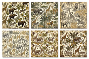 Vintage Jungle Safari Digital Patter, a Texture Graphic by Dream Creation (Thumbnail 3 of 7)