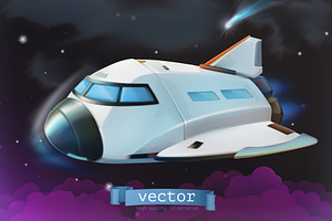 Space Shuttle. Game Icon