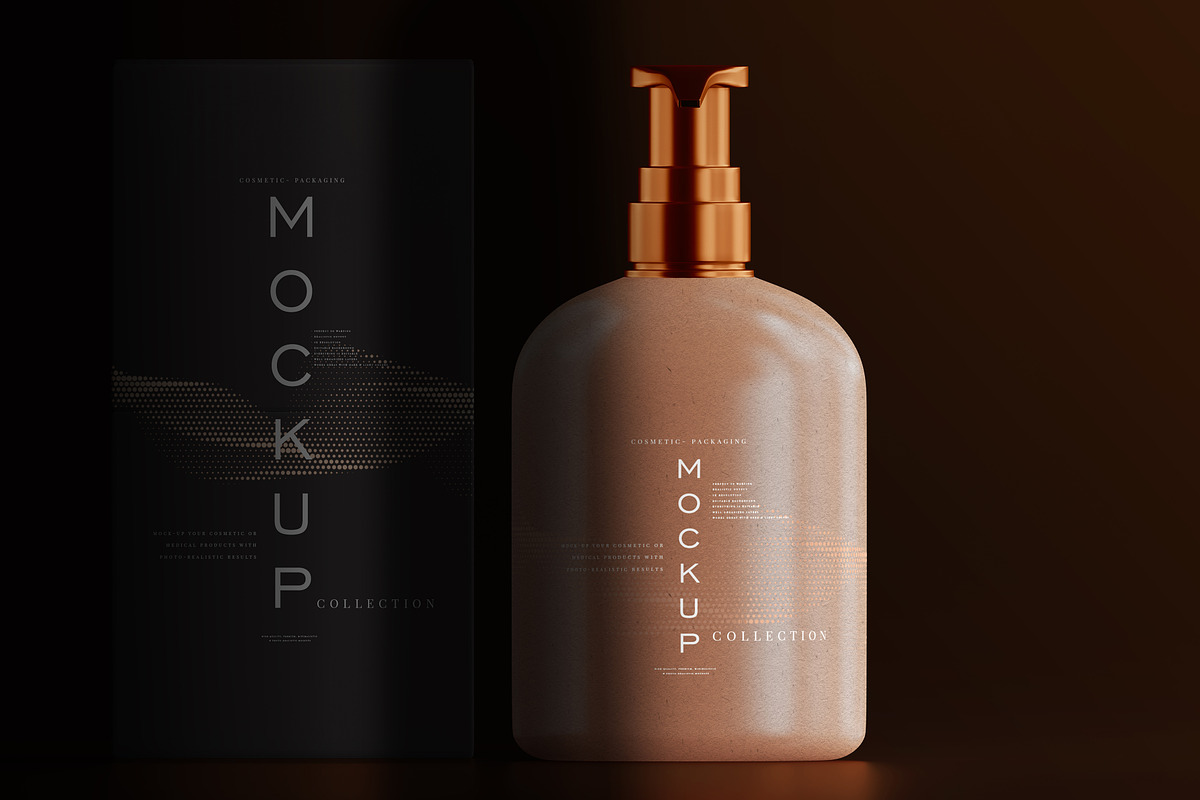 390+ Cosmetic Branding Mockup Scenes, a Cups & Container Mockup by pmvch (Photo 146 of 367)