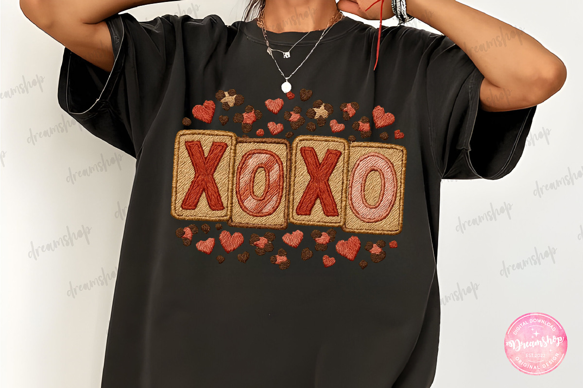 XOXO Knit Png, Xoxo Yarn PNG, Trendy, an Illustration by CreationArt (Photo 3 of 6)