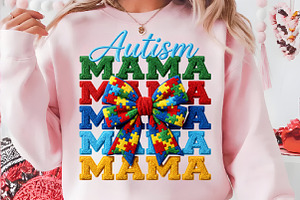 Faux Yarn Autism Awareness PNG, an Illustration by CreationArt