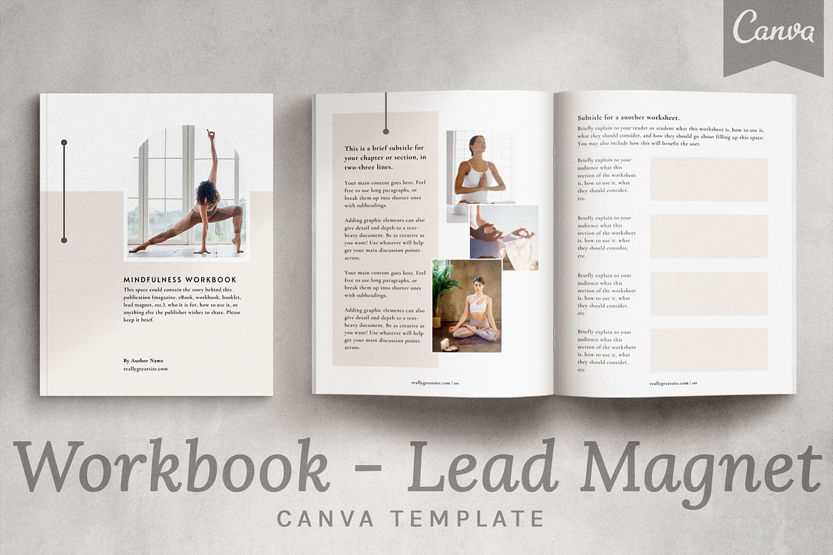 Canva Course Workbook & Lead Magnet, a Magazine Template by Studio Sugoi (Photo 1 of 10)