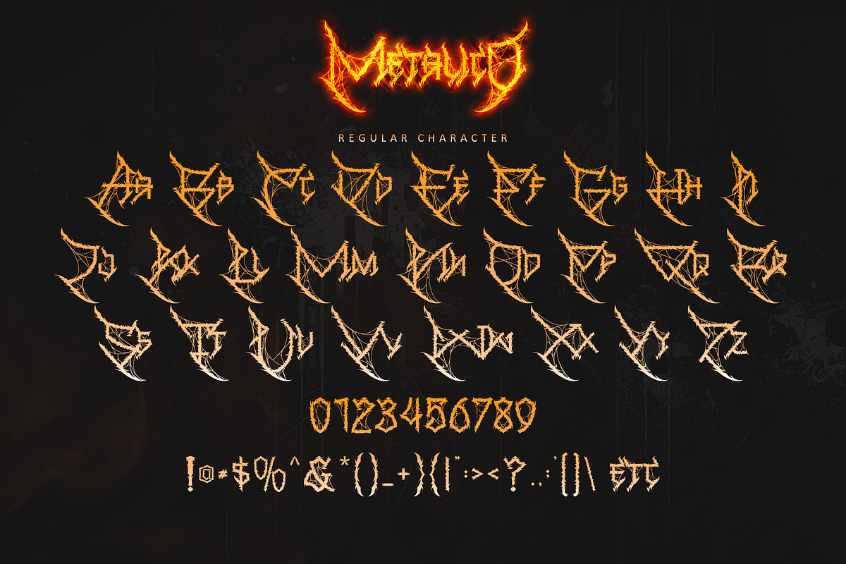 Metalico, a Blackletter Font by Letterara (Photo 9 of 12)