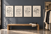 Abstract Face Printable Wall Art, a Background Graphic by C Design Studio (Thumbnail 10 of 16)