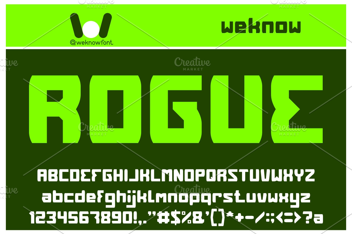 Head Hunter font, a Font by weknow (Photo 3 of 5)