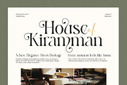 Jenura Stylish Serif Font, a Serif Font by Graphicxell (Thumbnail 7 of 8)