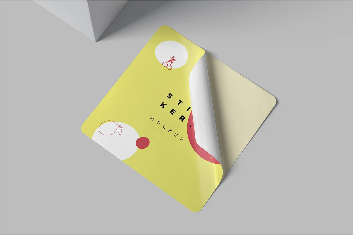 Sticker Mockup, a Packaging Mockup by megostudi0 (Photo 2 of 7)
