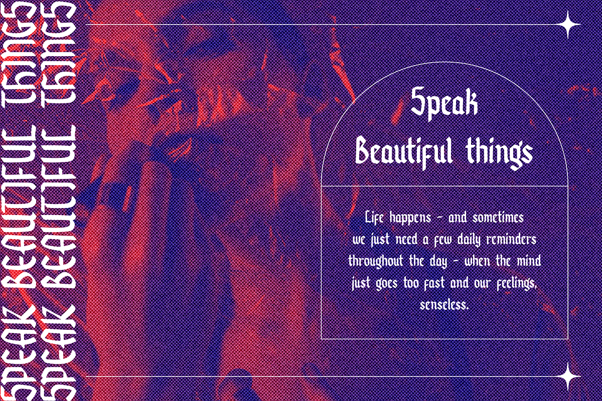 Funky Gloom - Fancy Blackletter, a Blackletter Font by Invasi Studio (Photo 5 of 11)