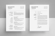 Resume Template | CV + Cover Letter, a Resume Template by Creatune (Thumbnail 2 of 3)