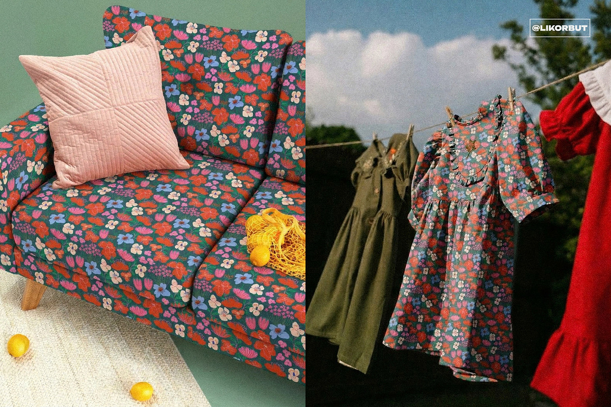 Modern Naive Floral Seamless Pattern, a Pattern Graphic by likorbut (Photo 7 of 12)