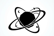60 Planet Orbit Abstract Silhouette, an Empty State Illustration by Amazin_art (Thumbnail 18 of 35)