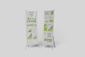 Rool Up Banner Mockup