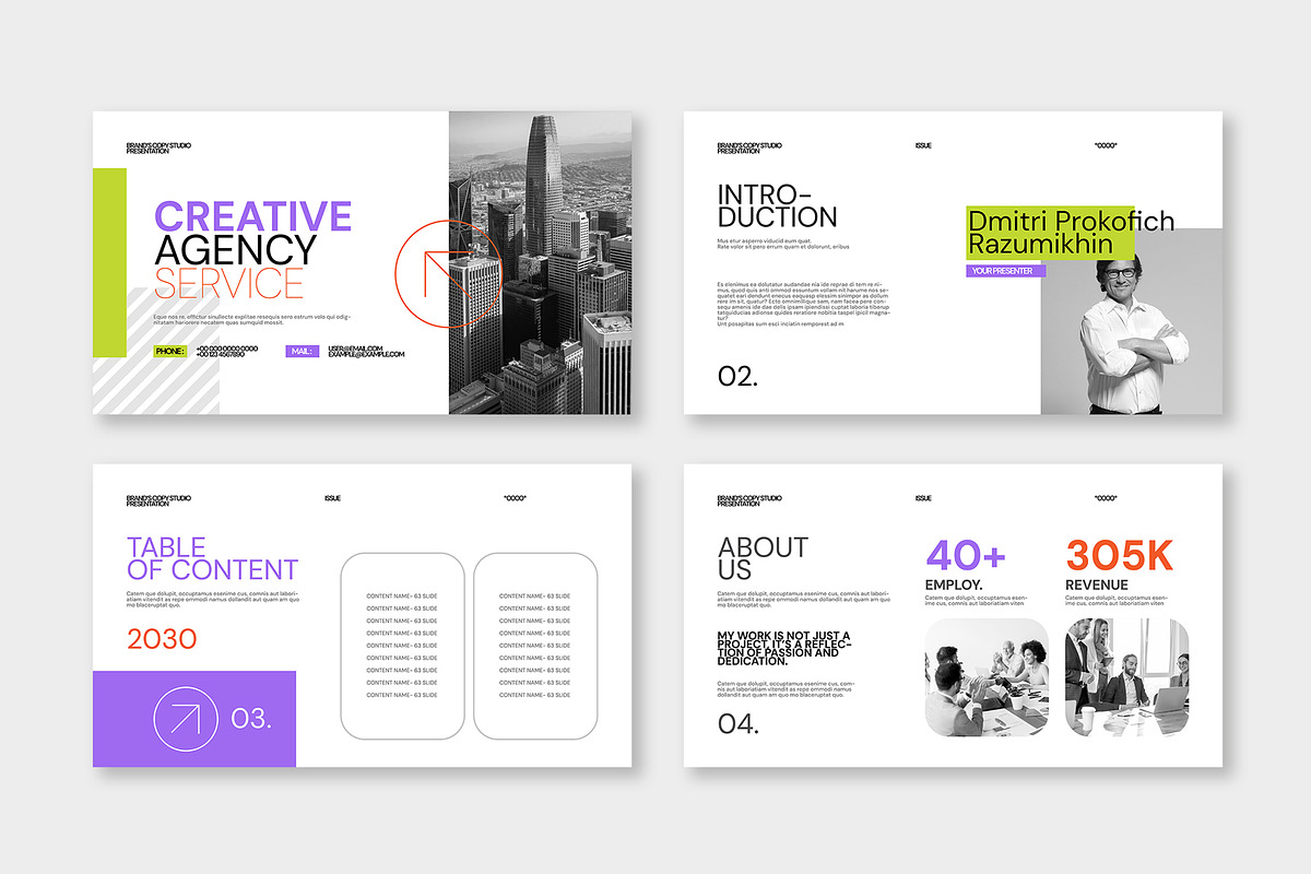 Modern Swiss Design Minimalist, a Presentation Template by Mighty-Slide (Photo 2 of 6)