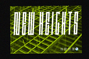 Six Feet Over, a Sans Serif Font by Brad Mead (Thumbnail 5 of 6)
