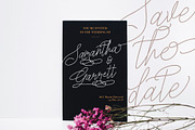 Claire Script, a Script Font by Masanis (Thumbnail 8 of 14)