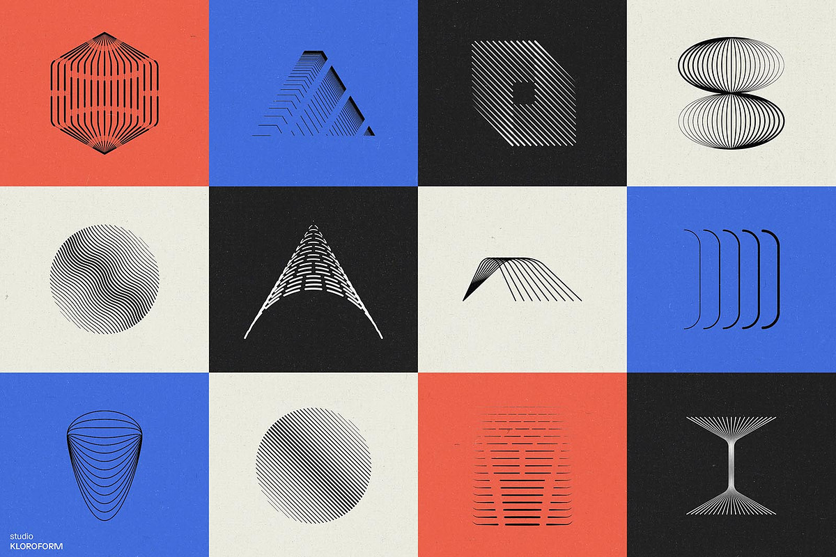 Line Logic - 240 Vector Objects, an Outline Icon by kloroform (Photo 10 of 13)