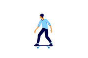 Alternative lifestyle SVG characters, a Person Illustration by IMG visuals characters (Thumbnail 17 of 37)