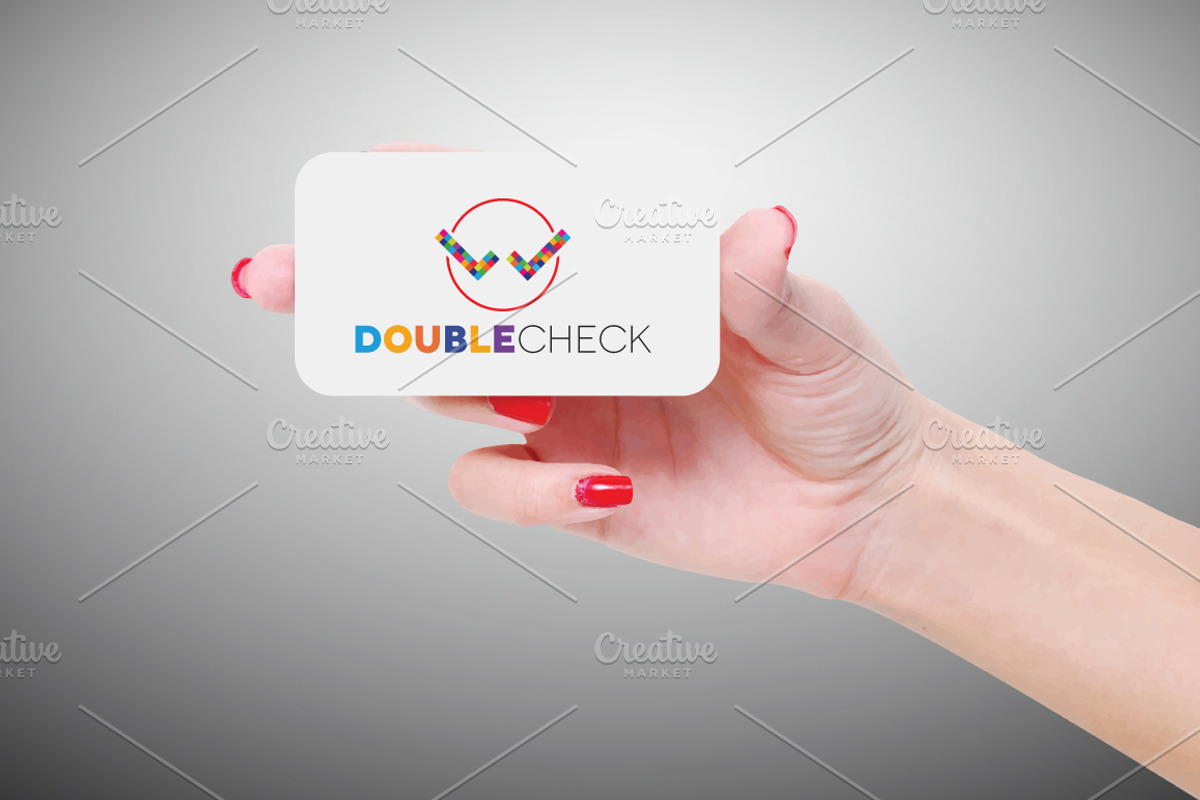 [68% off] Double Check - Logo Design, a Branding & Logo Template by ...