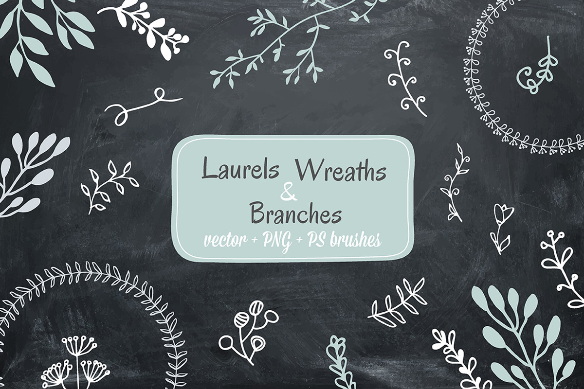 Laurels, Wreaths and Branches, an Object Graphic by Cozy pattern shop (Photo 1 of 4)
