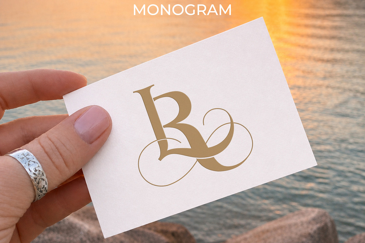 LR RL Wedding Monogram Logo, a Branding & Logo Template by LogoAV (Photo 5 of 6)