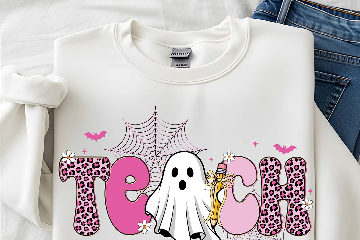 Spooky Teacher Halloween Png SVG, an Object Graphic by EllaMaiyaali (Photo 4 of 4)