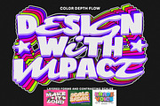 Retro Layered Stack Text Effect, a Layer Style Add-On by Matsero (Thumbnail 1 of 4)
