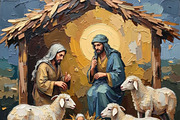 Jesus Christmas Nativity Bundle Set, a Person Illustration by PLUM&FIGS (Thumbnail 19 of 32)
