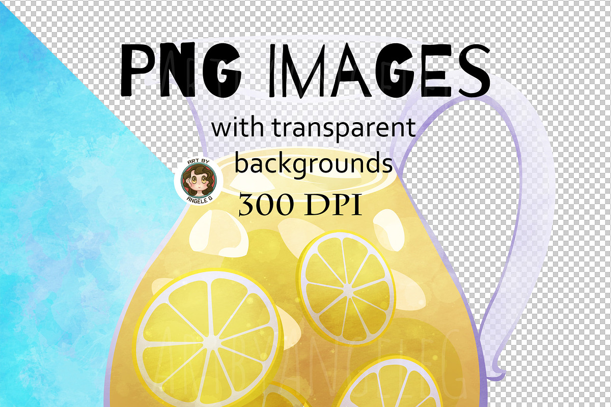 Picnic Food Set PNG clipart Pack, a Food Illustration by Art by Angele G (Photo 3 of 6)