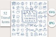 Collection of Vector Travel Icons, an Outline Icon by Arevka (Thumbnail 1 of 4)