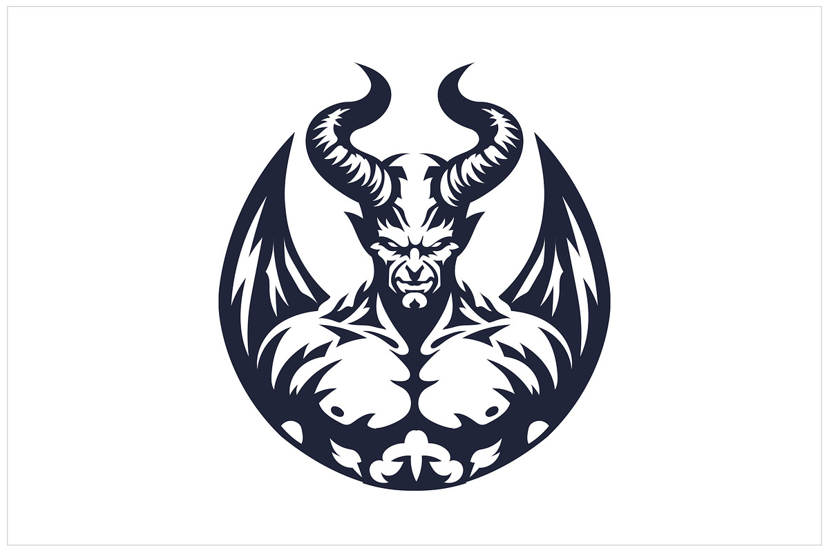 Satan El Diablo Logo, a Branding & Logo Template by Silpin