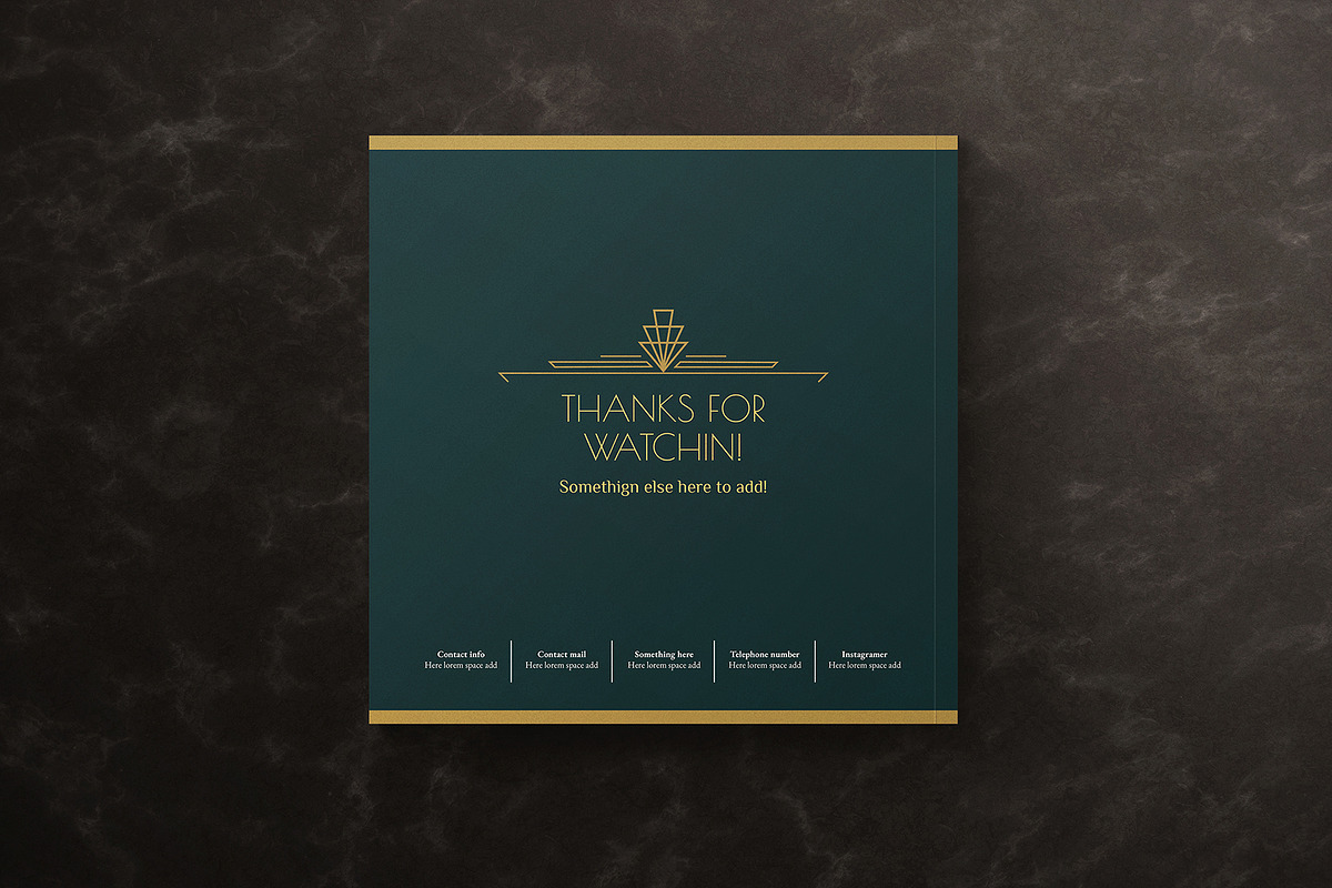 Art Deco Photo Album Template, a Brochure Template by Luuqas Design (Photo 7 of 8)