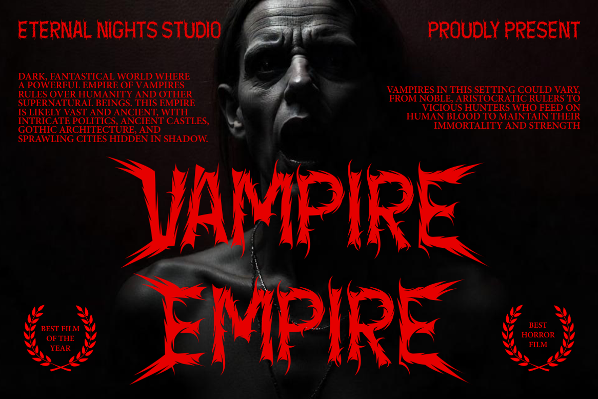 Blazrux - Death Metal Font, a Blackletter Font by PutraCetol Studio (Photo 2 of 11)