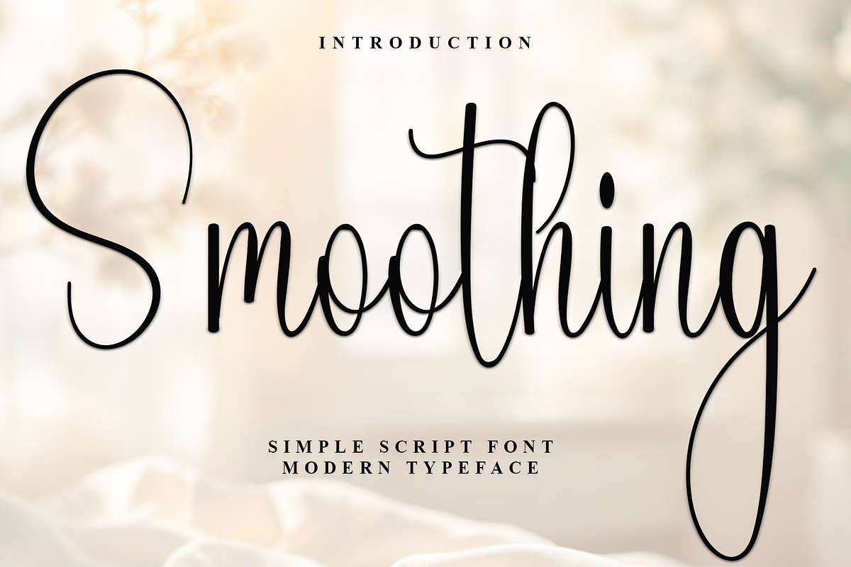 Smoothing, a Handwritten Font by FreshTypeINK (Photo 1 of 8)