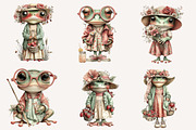 Whimsical summer beach frog clipart, an Illustration by Designworld (Thumbnail 3 of 3)
