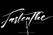 Ansttin Kishon, a Script Font by pineungtype (Thumbnail 3 of 10)
