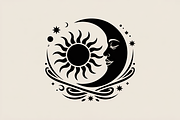 sun and moon surrounded by flowing, an Illustration by Amazin_art (Thumbnail 9 of 25)