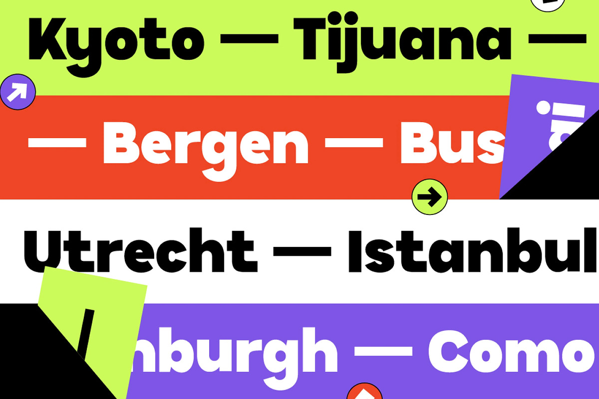 Grefo – Chunky Playful Display Font, a Sans Serif Font by Brand Earth (Photo 3 of 7)