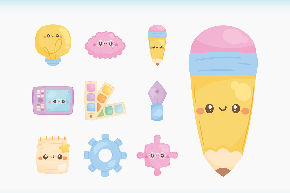 Cute Creative Tools Stationery Set preview 3