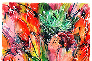 bundle: 12 flowers in a square, a Texture Illustration by coconut_forest (Thumbnail 2 of 13)