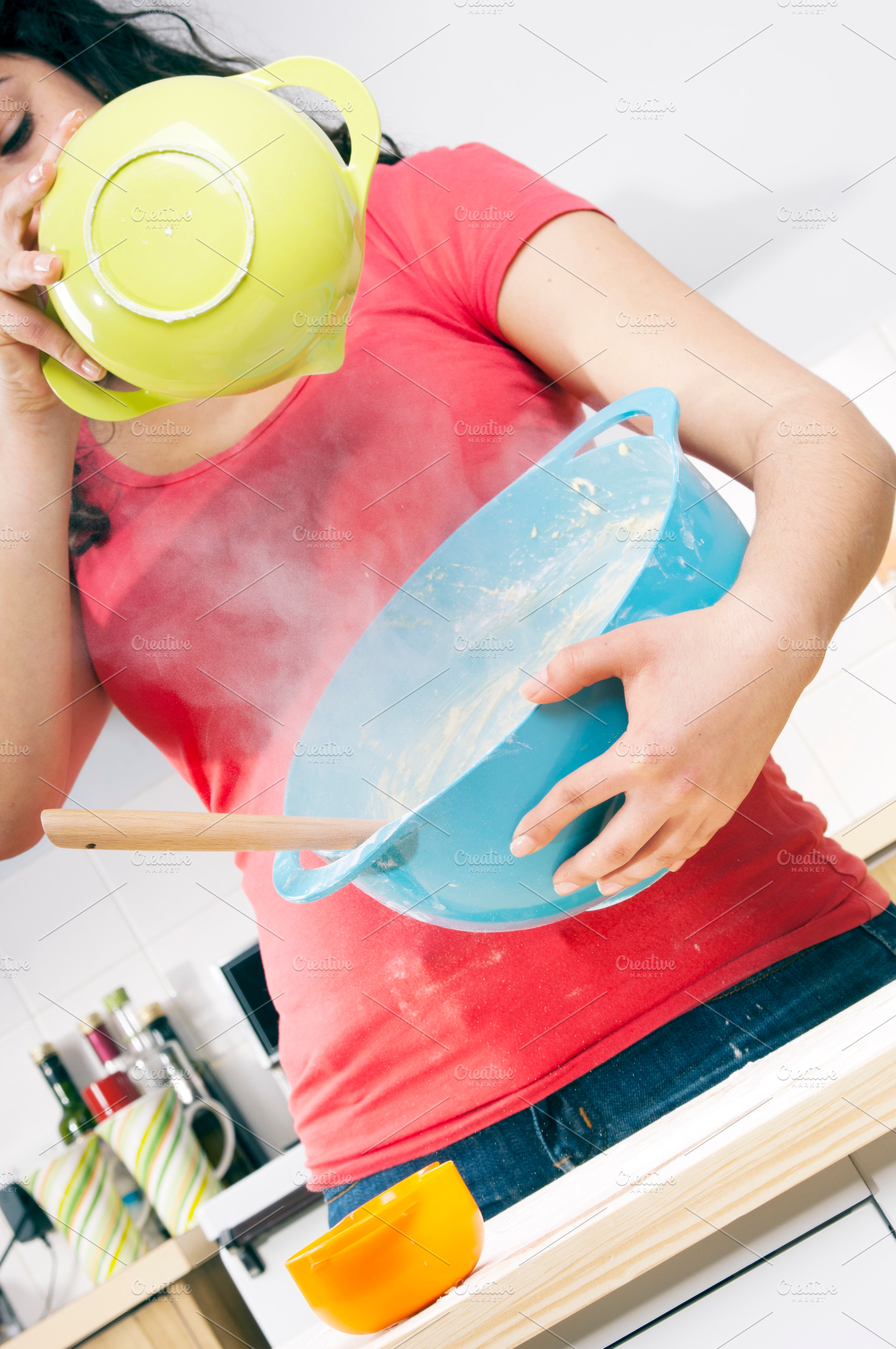 Woman With Mixing Bowl, a Food & Drink Photo by THP Creative