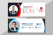 Business Email Signature Template, a Marketing Template by nandinigraphics (Thumbnail 2 of 3)