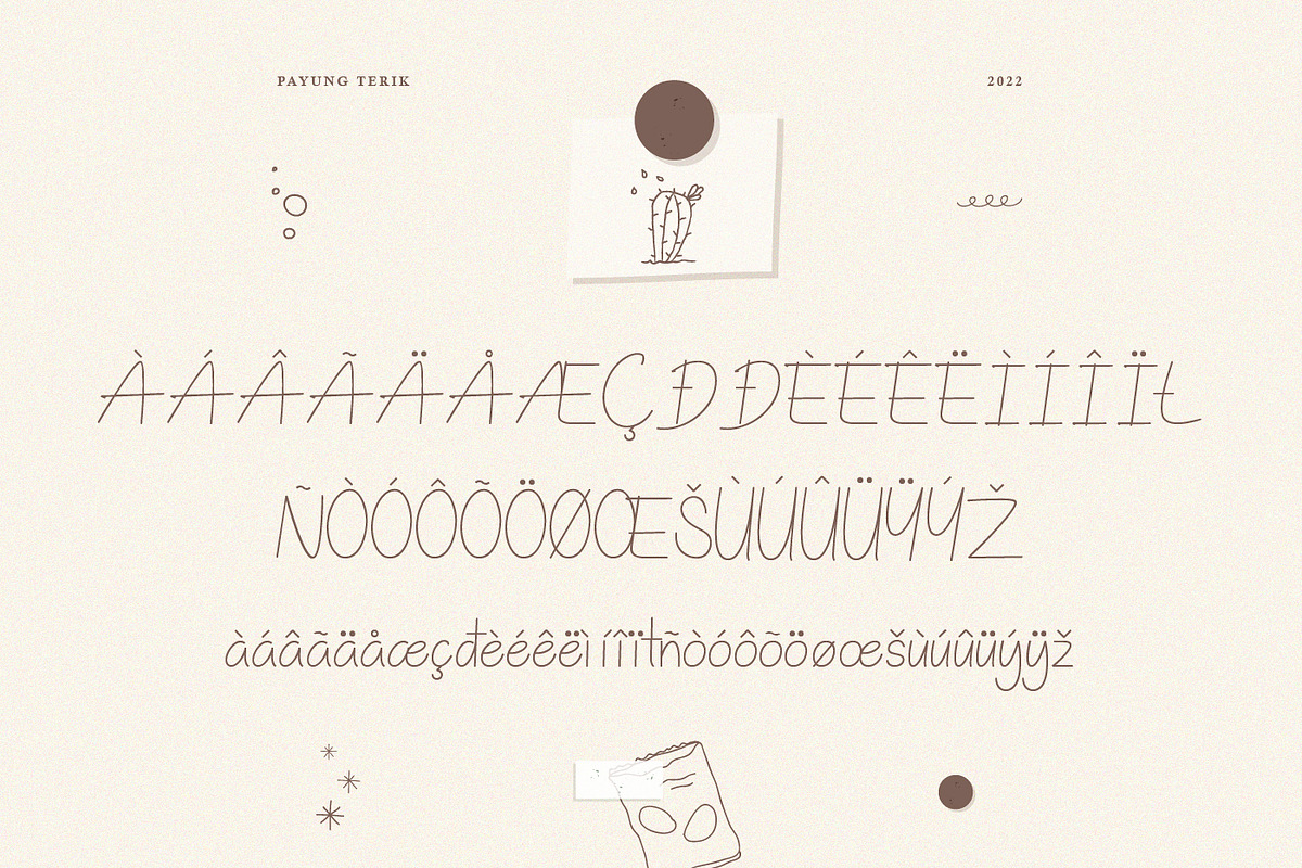 Payung Terik Script Handwritten, a Script Font by infernostudio3 (Photo 10 of 10)