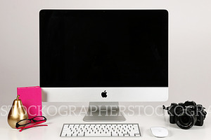 Styled Stock Imac Camera Keyboard