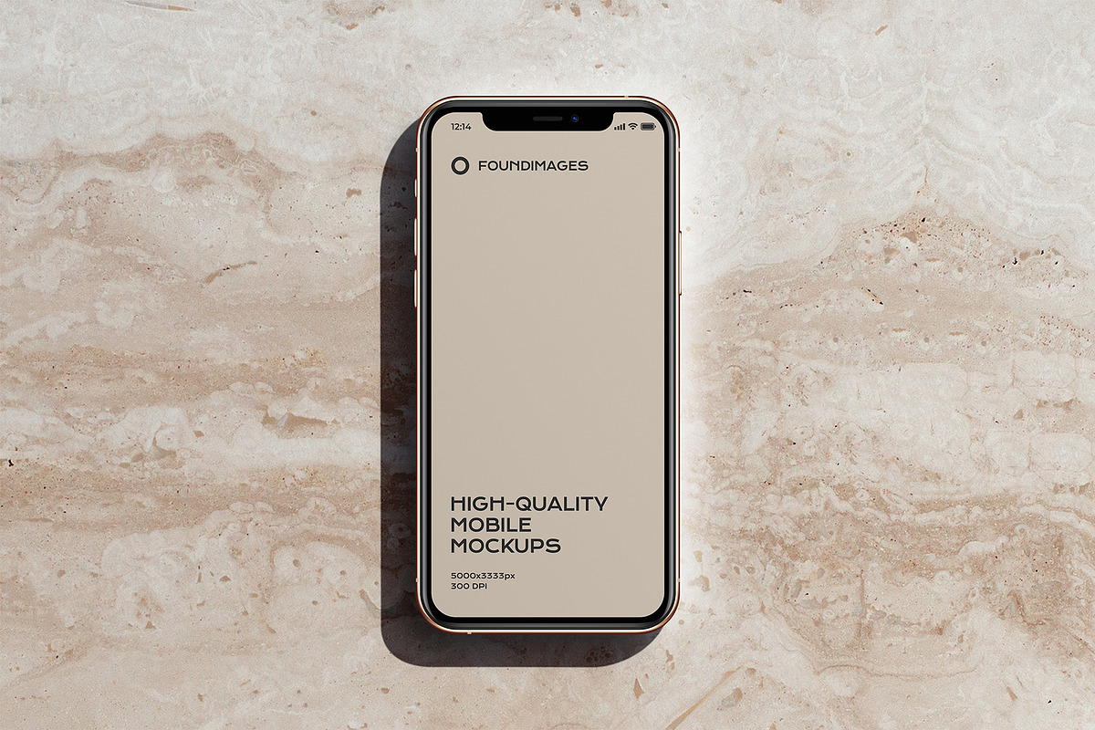 72 iphone device mockup bundle, an iPhone Mockup by FoundImages (Photo 9 of 84)