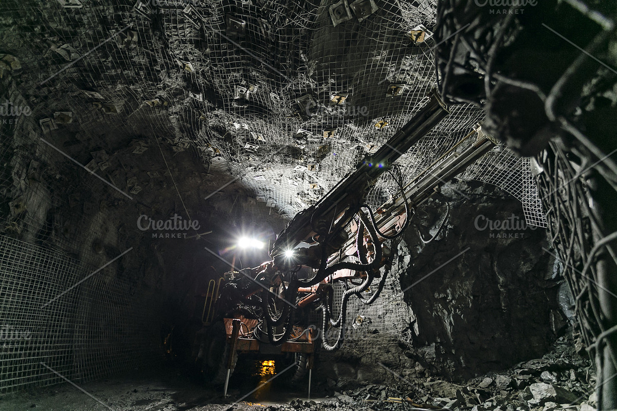 Underground Mine Construction, an Industrial Photo by Mining 101 (Photo 1 of 2)