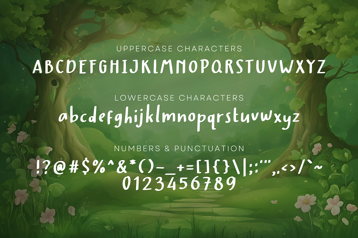 Fairy Tales Handwriting Font preview 2