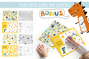 Dino set. Kids print & patterns, an Animal Illustration by Svitlana Kharchuk (Thumbnail 12 of 13)