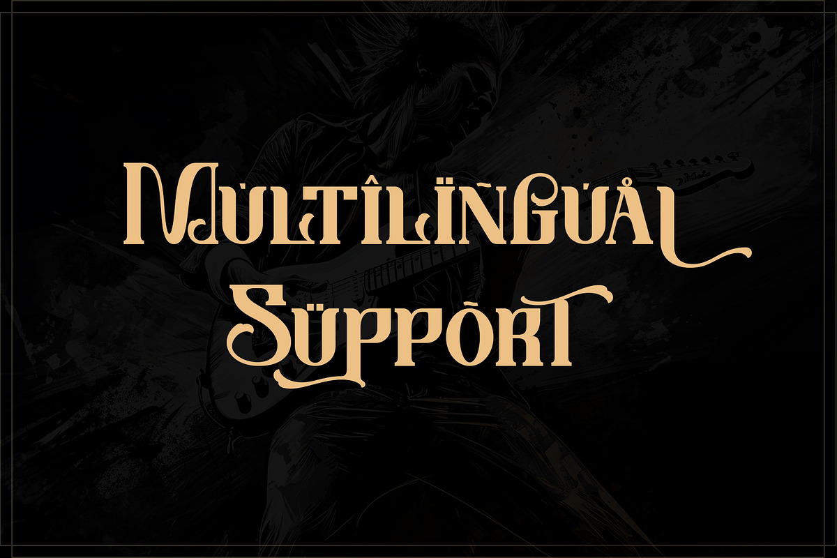 Guitar Rocker, a Serif Font by Letterara (Photo 11 of 15)