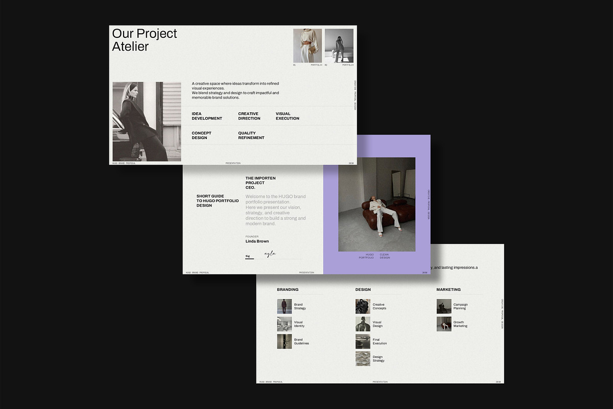 HUGO | Brand Portfolio, a Presentation Template by SparkPro (Photo 8 of 8)