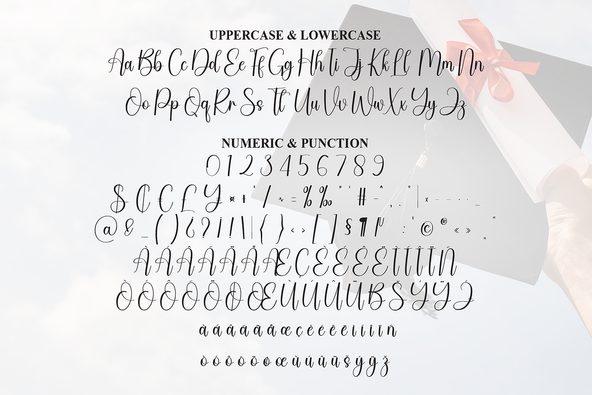 Graduation | Script Font, a Handwritten Font by Scratchones (Photo 7 of 9)